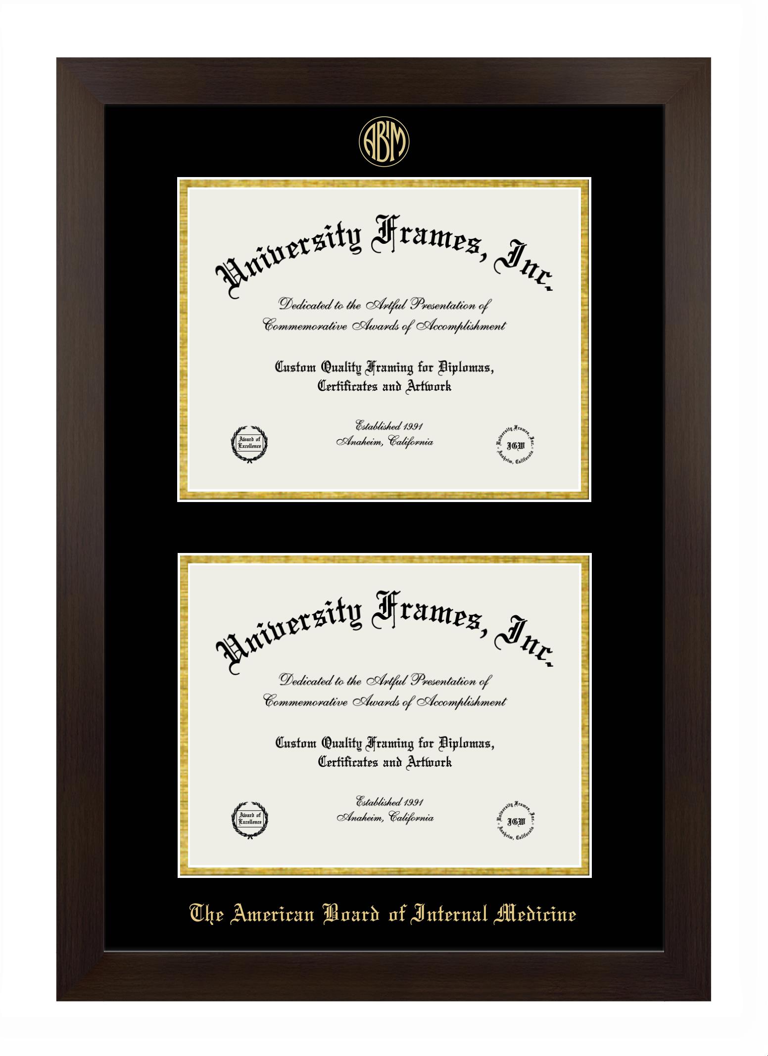 Double Diploma Frames