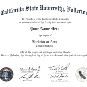 Custom Replica Certificate – High School / College Diploma (Any School)