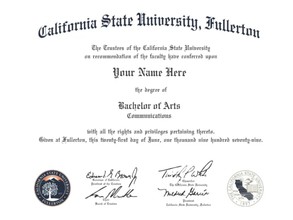 Custom Replica Certificate – High School / College Diploma (Any School)