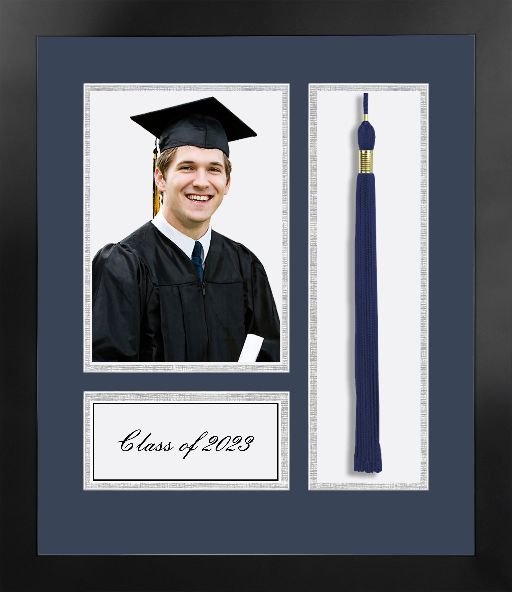Class-of-2023-Silver-Academic-Year-Portrait-with-Tassel-Box-Nova-Black-with-Navy-Silver-Mat